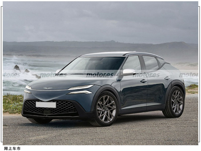 捷尼赛思全新GV60将发布分体大灯/溜背车身设计-图6