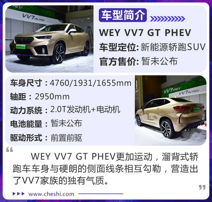 动力提升明显油耗下降抢先实拍VV7 GT PHEV-图2