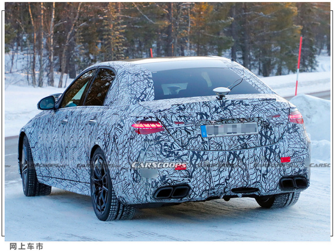 梅赛德斯-AMG全新C63曝光换搭2.0T/年底亮相-图6