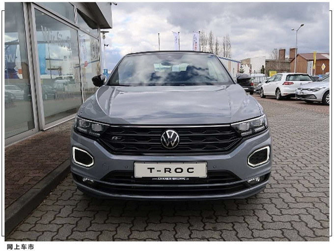 大众新款T-ROC实拍曝光 黑色软顶敞篷/搭1.5T引擎-图2