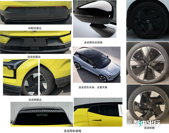 沃尔沃国产EX30实拍 比精灵#1更小 预计20万起售-图5