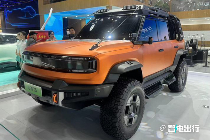捷途山海T5實(shí)拍非承載式車身 原廠配越野套件-圖1