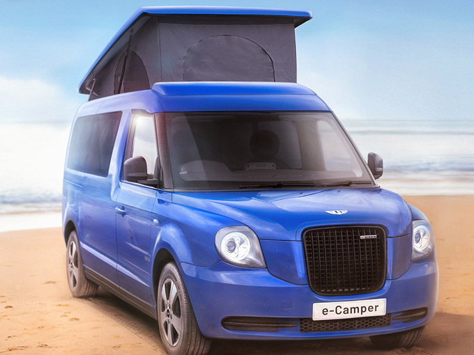 LEVC e-Camper外观曝光熏黑A柱内配小型厨房-图1