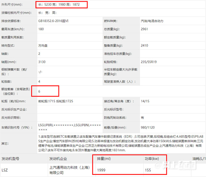 别克世纪混动实拍换新2.0T发动机 油耗大幅降低-图8