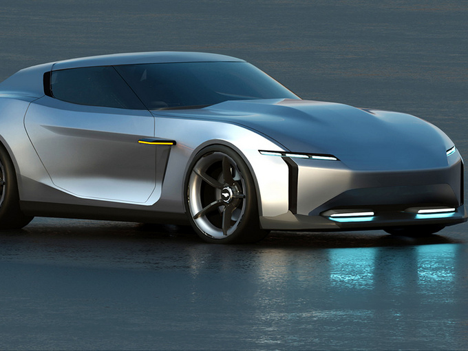 福特Mustang新车渲染图 封闭格栅/车尾酷似战斗机-图1