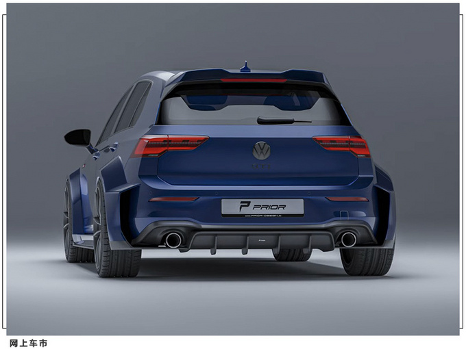 大众全新高尔夫GTI改装版 双出排气/宽体外观套件-图6