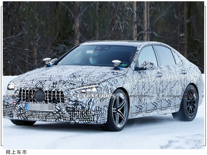 梅赛德斯-AMG全新C63曝光换搭2.0T/年底亮相-图4