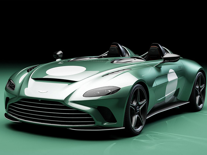 阿斯顿马丁定制版跑车官图搭v12经典绿色涂装