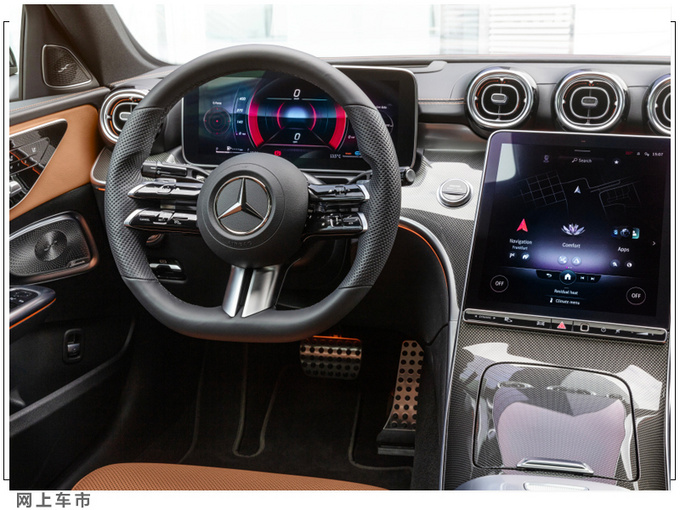 奔驰全新GLC细节曝光推8款车型/车身尺寸升级-图8