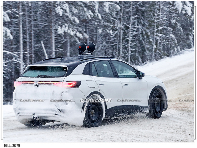 大众ID.4运动版谍照曝光 贯穿式灯带/今年亮相交付-图6