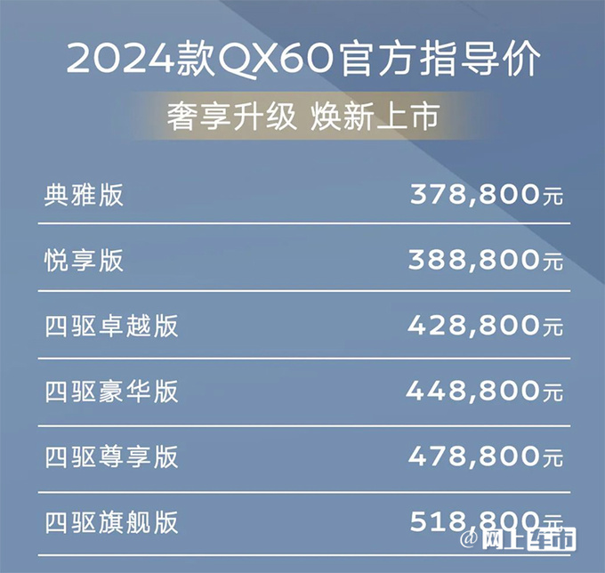 官降超10万英菲尼迪新QX60售37.88万元-51.88万元-图4