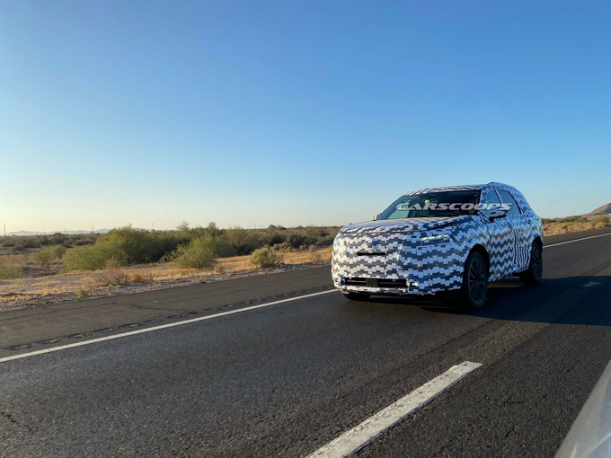 日产全新探路者谍照搭3.5L引擎/酷似小途乐-图1