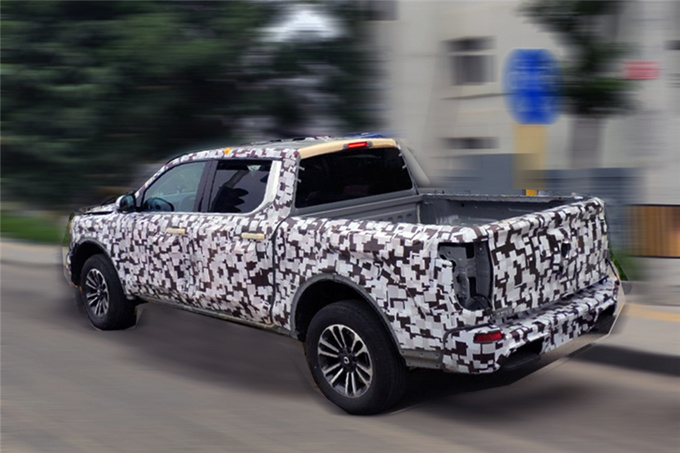 长城炮全新皮卡谍照坦克600外观或搭载3.0T+9AT-图5