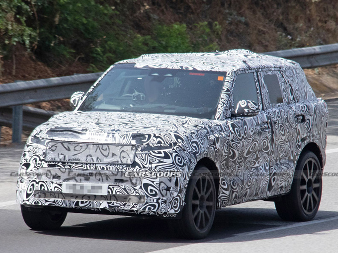 路虎全新揽胜运动SVR谍照搭宝马4.4T/年底亮相-图1