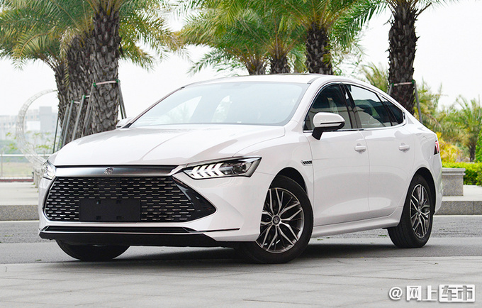 比亚迪全新纯电轿车曝光 3.4秒破百-比秦PLUS EV大-图1
