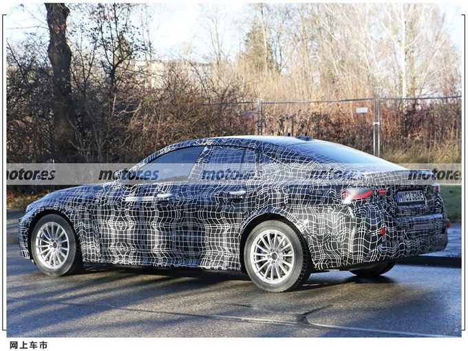 宝马i4性能版预告图 双电动四驱/动力超全新M4-图4