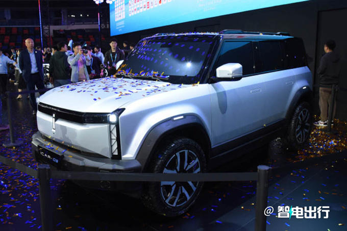 iCAR 03内饰官图 配水晶材质旋钮 支持哨兵模式-图4
