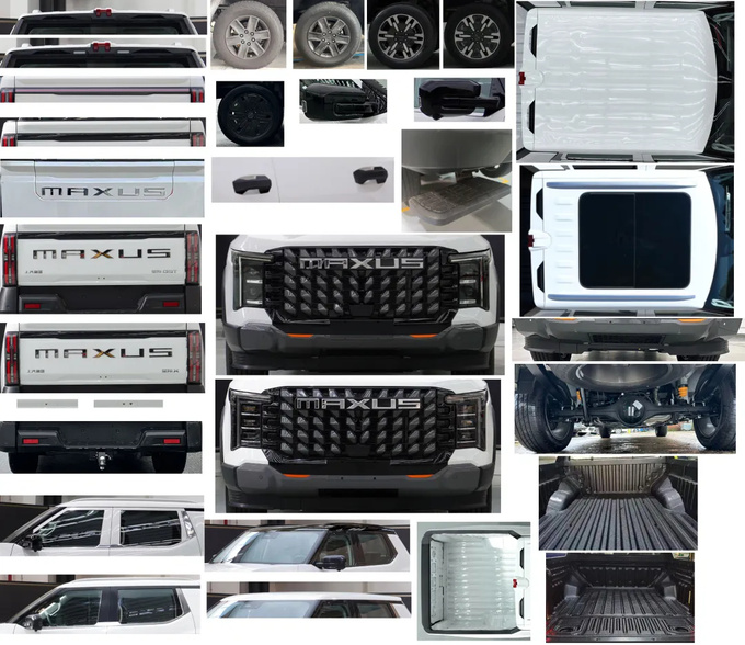 上汽大通新皮卡星际X燃油版曝光2.5T柴油动力宽度超2米-图4