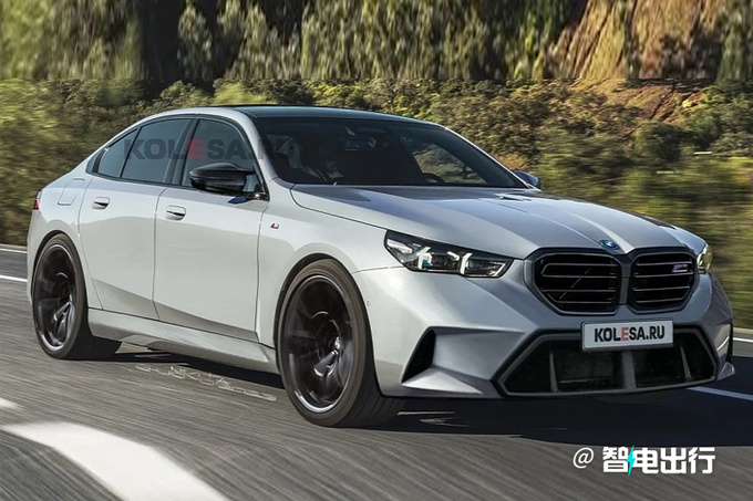 宝马全新M5低伪谍照曝光年底前开售/换XM同款引擎-图1