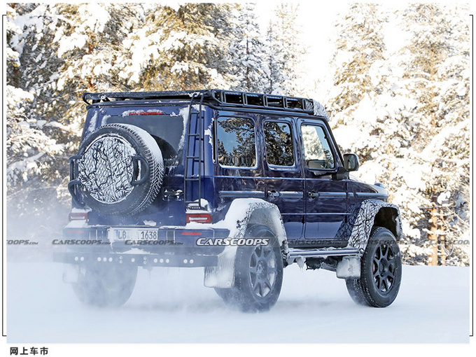 梅赛德斯-AMG G级4&times;4&sup2;谍照 金属行李架/黑色轮毂-图5