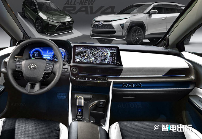 丰田全新一代RAV4曝光取消燃油车型/尺寸加长-图5