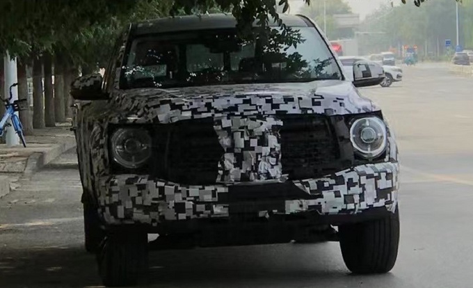 长城又一款全新皮卡车型曝光坦克300复古设计-图1