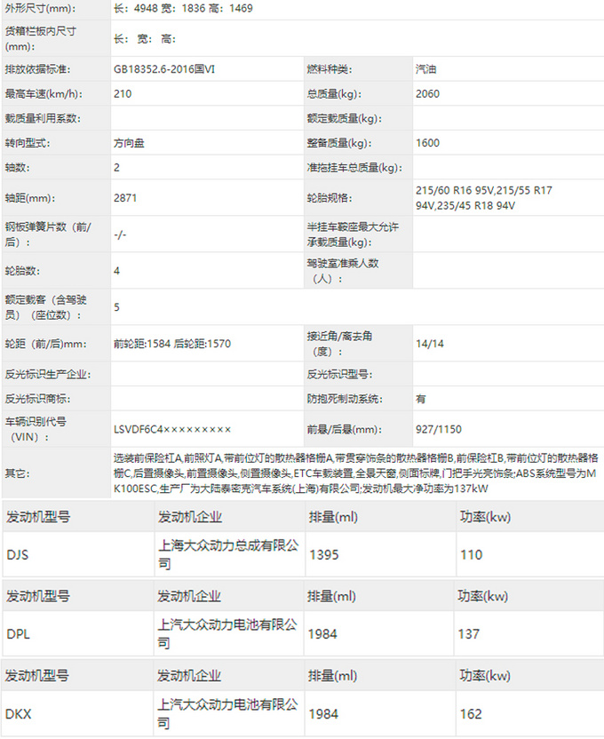 上汽大众新款帕萨特曝光外观大改 前脸酷似速腾-图4