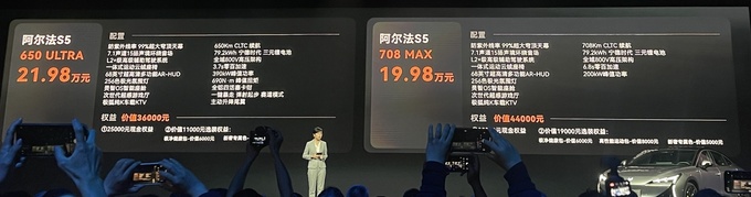 限时权益价17.48万元起极狐阿尔法S5开启预售-图2