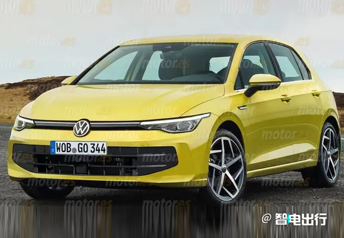 大众新款高尔夫曝光换16英寸大屏/首搭1.5T引擎-图1