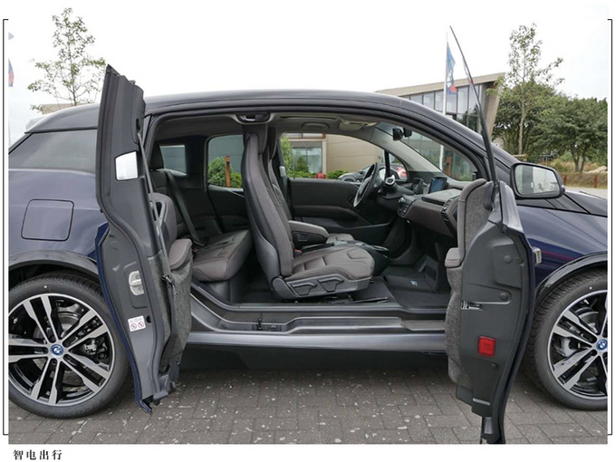 宝马i3实拍曝光对开门设计/内配悬浮中控屏-图4