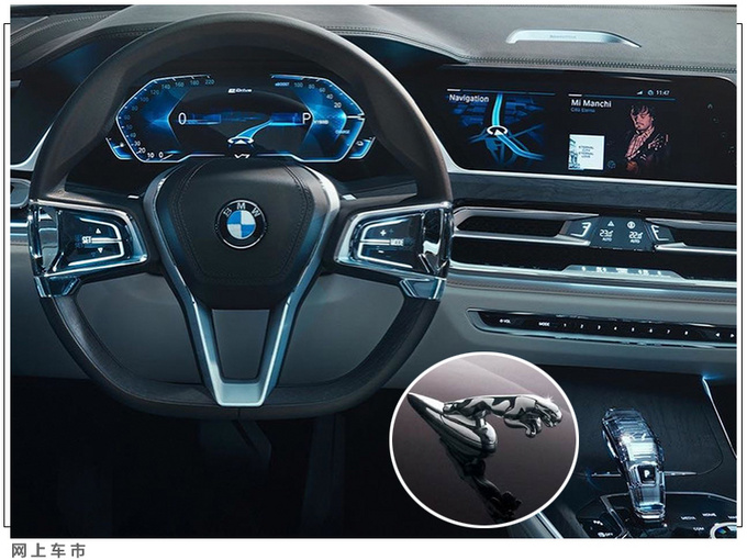 宝马旗舰轿跑SUV 换新样式方向盘/采用4座布局-图2