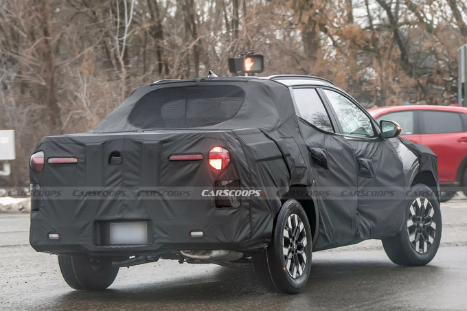 2025款现代Santa Cruz谍照曝光与途胜区别变大-图3