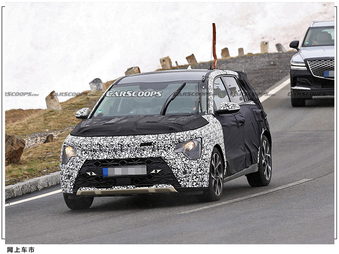 起亚新款SUV谍照曝光全新家族式外观/配插混动力-图2