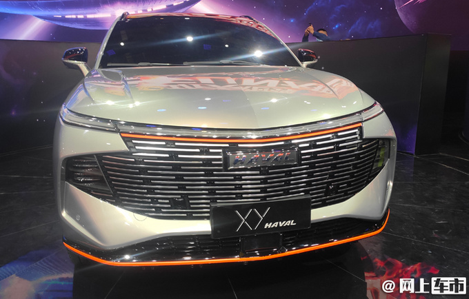 哈弗全新SUV概念车发布 配贯穿灯组 搭1.5T混动-图2