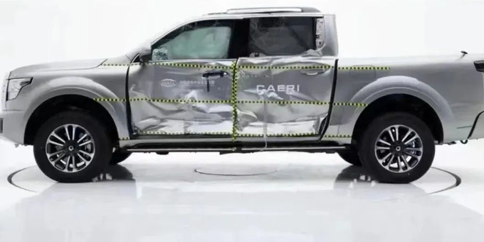 中保研碰撞测试首款皮卡长城山海炮同批次第一-图5