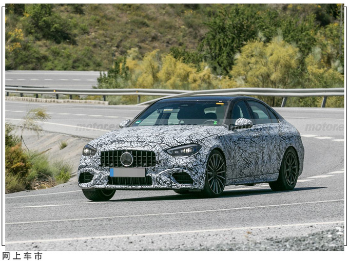 奔驰全新一代C63搭2.0T四缸机/内饰换斜面大屏-图3