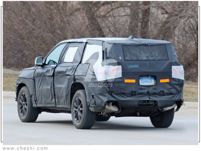 Jeep全新大切诺基谍照首推七座车型/尺寸升级-图5