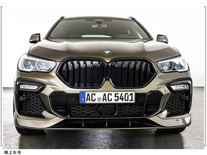 宝马X6改装版曝光亮黑色双肾格栅/动力还将升级-图2