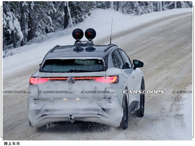 大众ID.4运动版谍照曝光 贯穿式灯带/今年亮相交付-图7