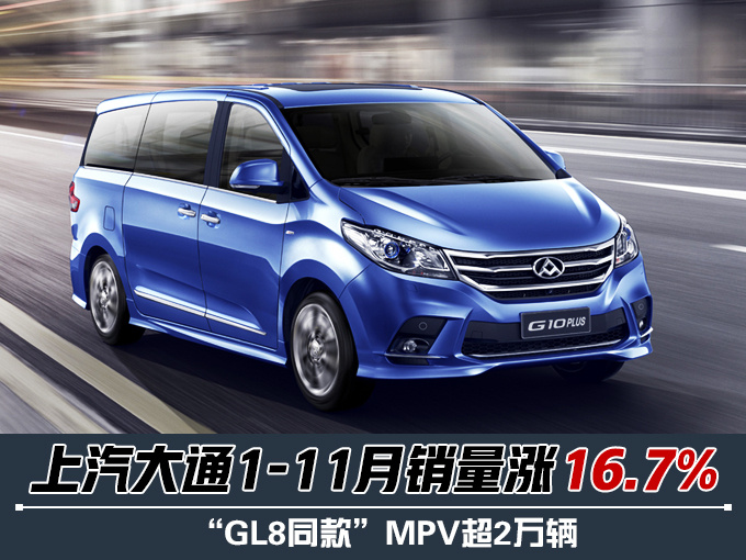 上汽大通销量大涨16GL8同款MPV超2万辆-图1