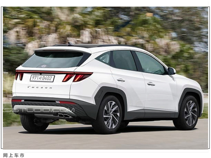 现代新途胜图片曝光 配贯穿尾灯/造型设计前卫-图2