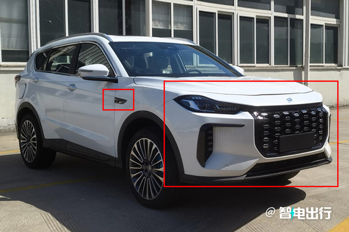 捷途山海L7亮相换封闭中网 和X70插混一样大-图2