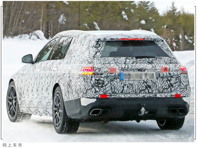 梅赛德斯-AMG全新C63曝光搭2.0T/年底即将亮相-图4