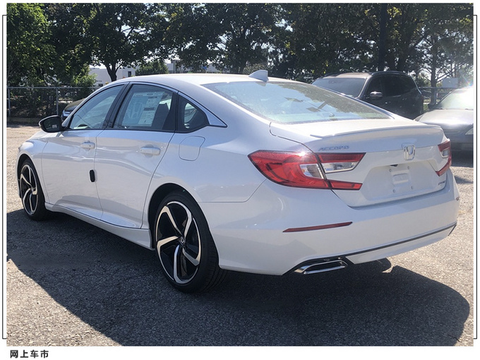 本田新款雅阁实拍 搭2.0T+10AT/熏黑进气格栅-图4