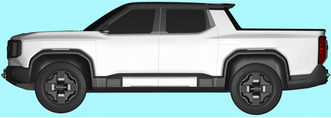 上汽大通最壕皮卡曝光对开门+原地掉头造型高级吗-图7