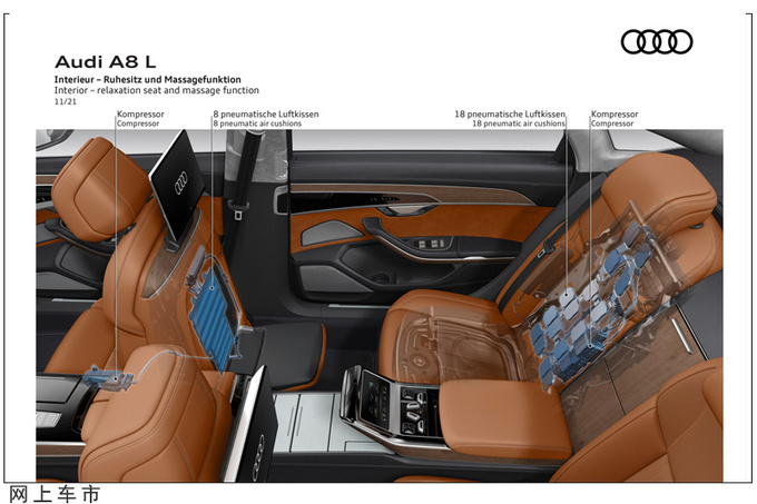 奥迪新款a8发布!下月开售/内饰升级比奔驰s级豪华_车