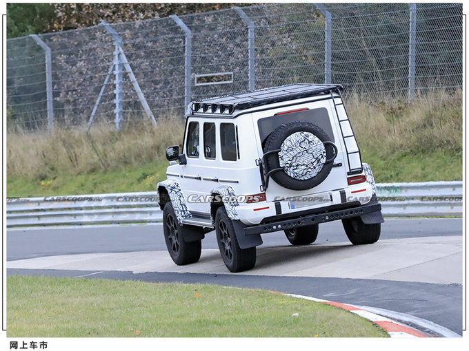奔驰新款G级4&times;4&sup2;现身赛道 搭4.0T/离地间隙更高-图7