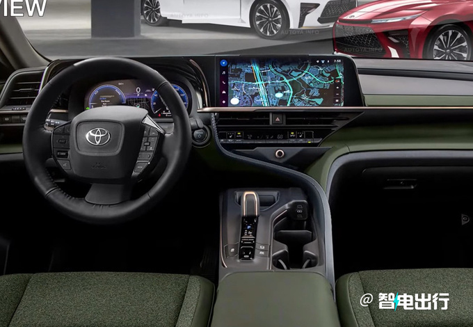 丰田全新一代凯美瑞曝光下月首发/停售燃油车型-图7