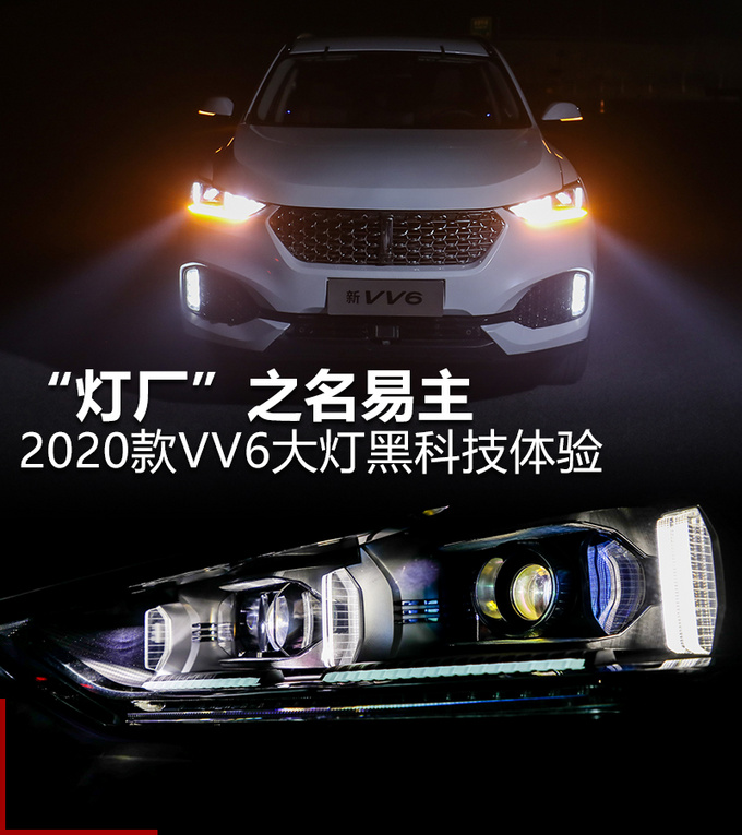 灯厂之名易主 2020款VV6大灯黑科技体验-图1