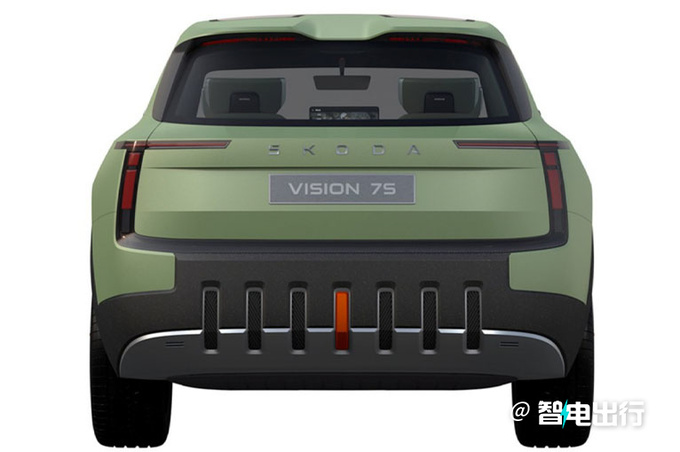 斯柯达Vision 7S谍照曝光续航600km 竞争Model Y-图6